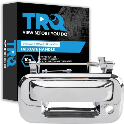 Vista 52 de TRQ Manija de compuerta trasera reforzada de metal cromado compatible con Dodge Ram 1500 2009-2010 2010 2500 3500 2011-2012