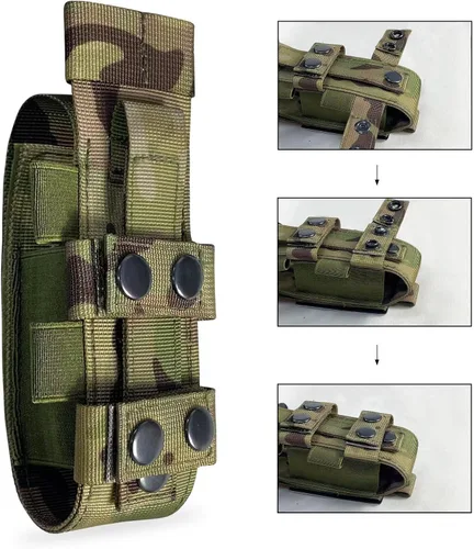 Vista 4 de 2 piezas de actualización de corte láser 1000D Molle Bolsa de torniquete táctico, funda de torniquete médico táctico