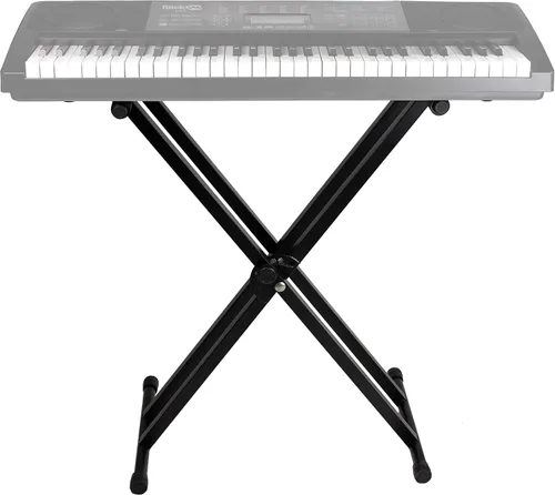 Vista 9 de RockJam Soporte de teclado de marco X ajustable RJX29 con correas