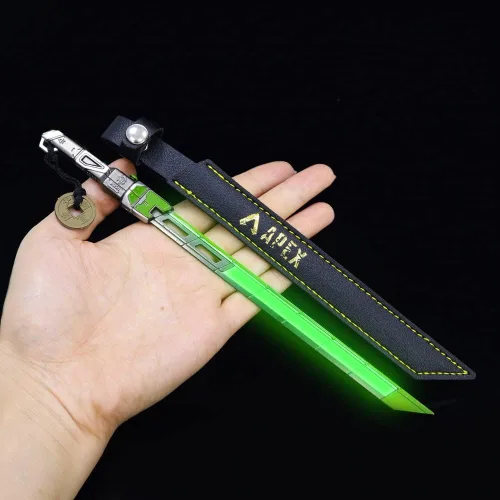 Vista 3 de Chewmeter APEX Crypto Heirloom Biwon Blade Cuchillo de datos de metal, figuras de acción, colección de juguetes, llavero de regalo, suministros
