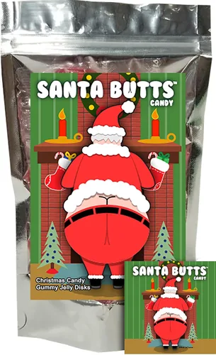 Vista 14 de Zombie Butts - Discos de gelatina con sabor a fruta de manzana verde, divertido y único regalo de broma de dulces de Halloween para cumpleaños