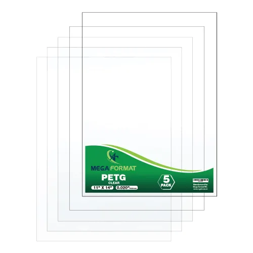 Vista 12 de Hoja de plástico transparente – Hoja de plexiglás transparente Panel de acrílico fino – Hoja de plástico flexible, reemplazo de vidrio para marco