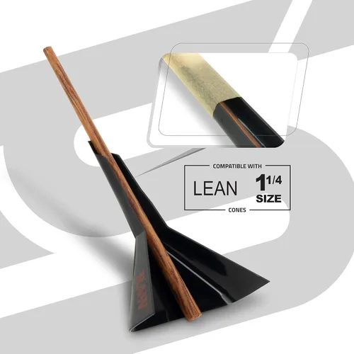 Vista 6 de RAW Classic 1-1/4 Conos preenrollados de combustión lenta – Paquete de 50 y cargador de cono – Paquete