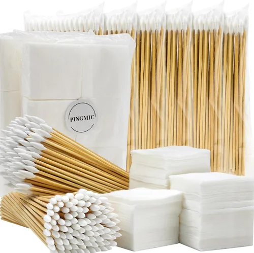 Vista 8 de Suministros de limpieza de armas PINGMIC - Juego de parches de limpieza de armas y hisopos de algodón largos, hisopos de algodón de 15 cm, paño sin