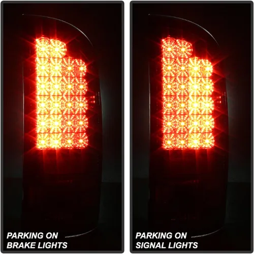 Vista 2 de Spyder Dodge Ram 1500 02-06/ Ram 2500 02-05 /Ram 3500 02-05 Luces traseras LED - Negro