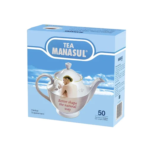 MANASUL CLÁSICO - Infusión laxante a base de senna, menta, bálsamo de limón, regaliz y anís. Té de hierbas con efecto calmante. 50 bolsitas de té.