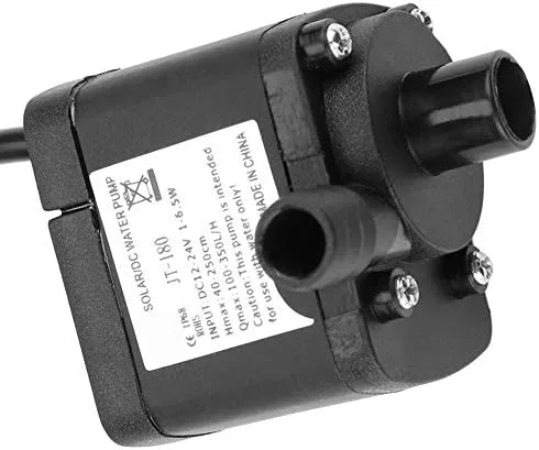 Vista 9 de Mini DC sin escobillas de poco ruido JT-180A-24 para el calentador de agua solar Fish 24V -40.0 °F~212.0 °F