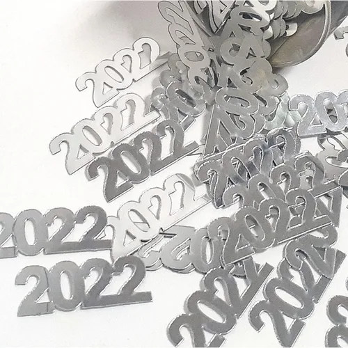 Vista 6 de Confeti Año 2022 MultiColors - Paquete al por menor #7227 QS0