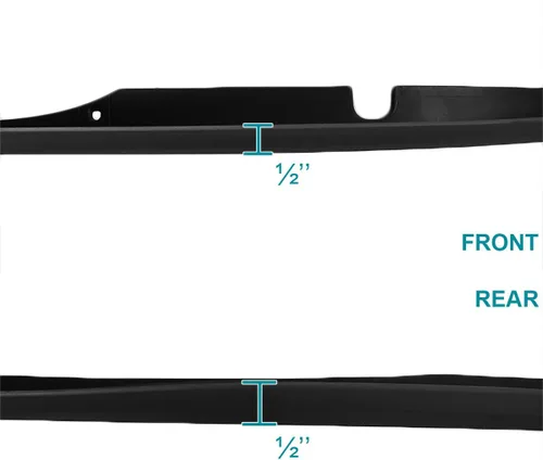 Vista 4 de Spec-D Tuning FDF-F25099BK-PK-RS luces de defensa negras (textura mate)