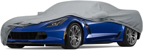 Vista 19 de Supreme - Funda de automóvil para Chevy Corvette C1 1953-1957 con bolsillos para espejo, impermeable, protección UV, resistente al polvo