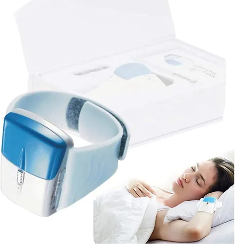 Vista 5 de Sleep Connection - Tapón de ronquido, pulsera antironquidos, dispositivos de pulsera antirronquidos infrarrojos, conexión para dormir, solución