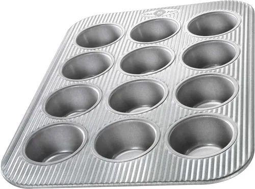 Vista 2 de USA Pan Molde para magdalenas y molde para muffins para horno tostador