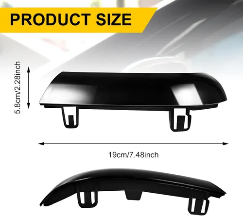 Vista 3 de luces LED de señal de giro para espejo lateral para VW Golf 5 EOS GTI Jetta MK5 Passat, lámparas secuenciales con lente de cubierta antihumo