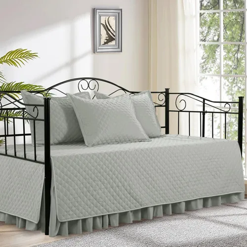 Vista 13 de HOMBYS Juegos de Fundas para Sofá Cama - Juego de Ropa de Cama para Sofá Cama con Costura de Diamante, Ropa de Cama Acogedora para Todas