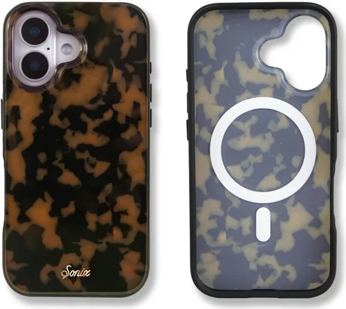 Vista 95 de Sonix - Funda para iPhone 16 Pro, compatible con MagSafe, probada contra caídas de 10 pies, diseño de caparazón de tortuga, Tort marrón