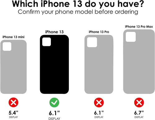 Vista 2 de OtterBox Defender Series - Funda para iPhone 13 (solo edición sin pantalla), clip de funda incluida, protección de defensa microbiana, embalaje