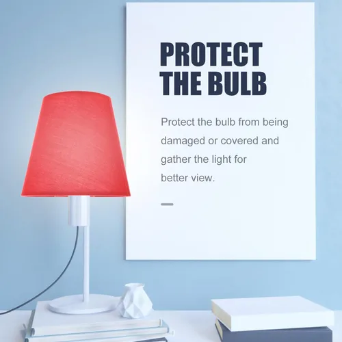 Vista 8 de Pantalla de lámpara de araña de pared de tela para dormitorio, sala de estar