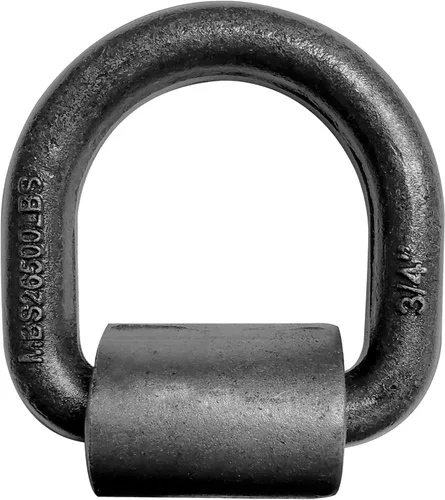 Mega Cargo Control Anillo en D forjado soldado resistente, anclaje de amarre para remolque de 3/4 pulgadas para camión, RV, carga - MBS: 26400