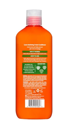 Vista 2 de Cantu - Acondicionador de crema hidratante de manteca de karité, para cabello natural, 13.5 onzas