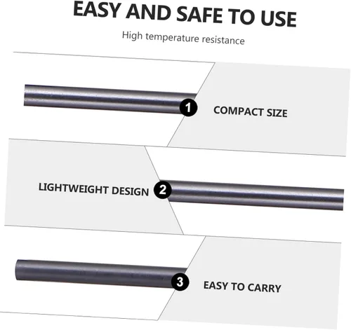 Vista 6 de EXCEART Varilla de agitación Varillas de carbono, herramientas de joyería, varilla de agitación, varilla de agitación, varilla de cilindro