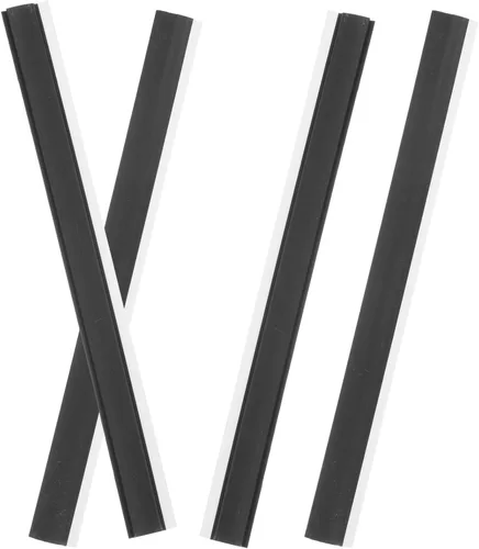 Uonlytech 4 piezas de recogedor de goma para recogedor, borde de goma, borde de repuesto para recogedor, recogedor de recogedor, borde de recogedor,