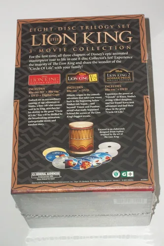 Vista 4 de The Lion King Trilogy (Eight-Disc Combo Blu-ray 3D Blu-ray DVD Digital Copy) 3D Blu-ray