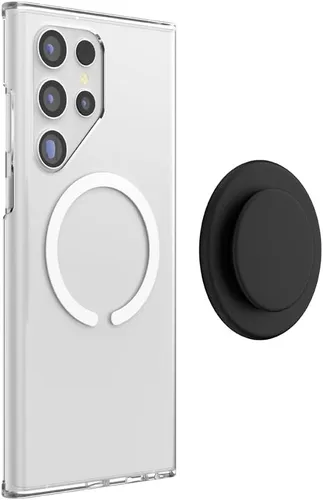 Vista 2 de PopSockets Anillo adaptador para MagSafe, anillo de fijación magnética, blanco - blanco
