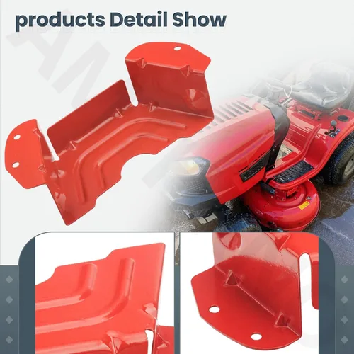 Vista 3 de 783-06424A-0638 Cubierta protectora de correa de polea de cubierta compatible con cortacéspedes MTD/Troy-Bilt/Craftsman, tractores de 42 pulgadas