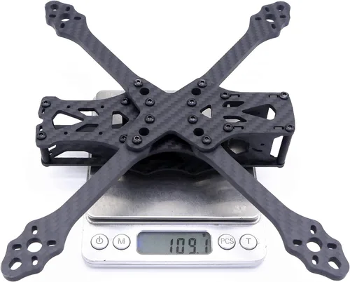 Vista 3 de 8.661 in FPV Racing Drone Frame 5 pulgadas Fibra de Carbono Quadcopter Frame Kit Soporte DJI Air Unit