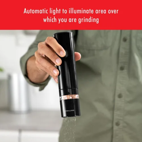 Vista 5 de ZWILLING Enfinigy - Molinillo eléctrico para sal/pimienta, color negro