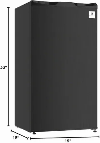 Vista 8 de RFR320 Mini refrigerador de una puerta con congelador, 3.2 Cu. Pie. capacidad - negro