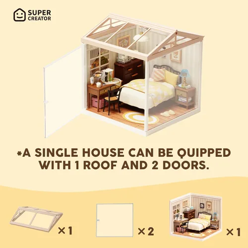 Vista 6 de Super Creator - Juego de construcción de mini bloques para adultos, kit de casa de plástico en miniatura Super Store - juguetes de bloques