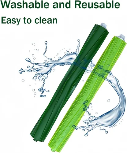 Vista 5 de Piezas de repuesto para aspiradora iRobot Roomba s9 (9150) s9+ s9 plus (9550) serie S, cepillos de rodillo de goma multisuperficie, 2