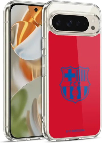 Vista 33 de Head Case Designs Funda de gel con licencia oficial del FC Barcelona Barca Crest Patterns [protección de grado militar] compatible con Google Pixel 3