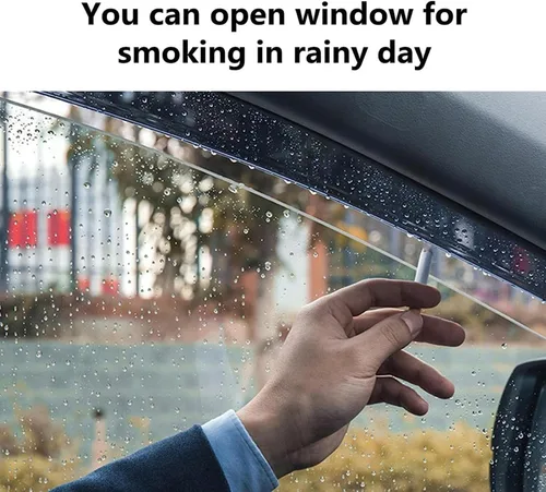 Vista 2 de Protector de lluvia de automóvil, para Nissan Navara NP300 D23 2015-2022 - Protectores de lluvia para ventana de automóvil, protector de lluvia