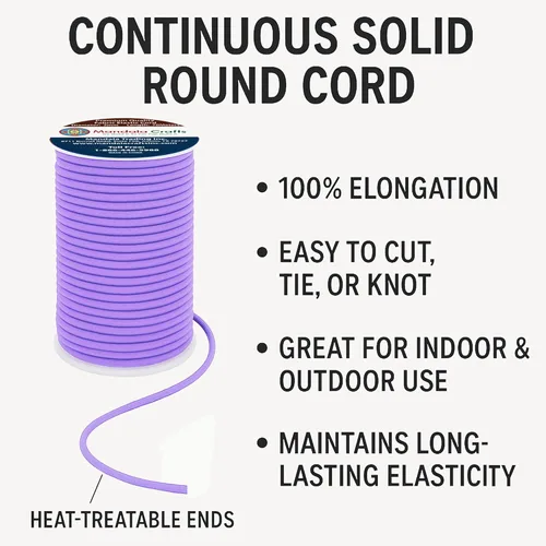 Vista 153 de Mandala Crafts Cordón elástico aguamarina de 0.039 in para la fabricación de joyas – 109 yardas de cordón elástico redondo cuerdas elásticas