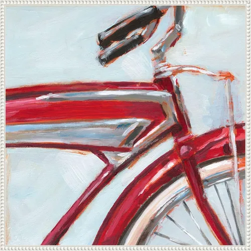 Vista 12 de Amanti Art Framed Canvas Wall Art 16x16 Retro Cycle I by Ethan Harper, Framed Wall Art Canvas, Abstract Artwork, Traditional Decor, Small Poster