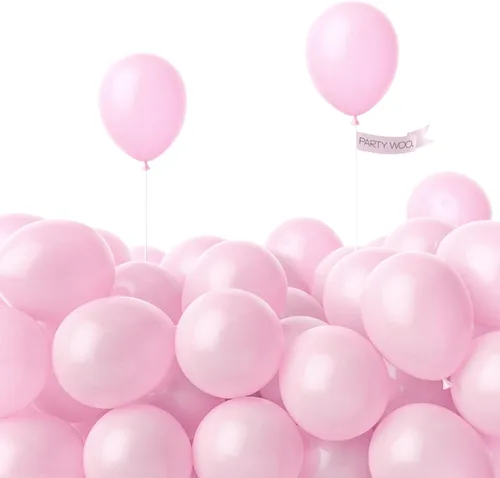 Vista 25 de PartyWoo Globos plateados de 100 piezas de diferentes tamaños de 18, 12, 10, 5 pulgadas, kit de arco de globos plateados para cumpleaños