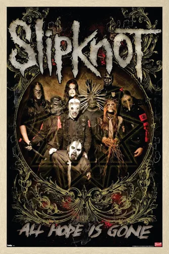 Vista 10 de Trends International Slipknot - Póster de pared de Hope Is Gone, 14.725 x 22.375 pulgadas, versión enmarcada de madera de granero