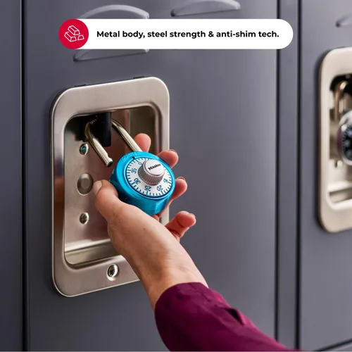 Vista 5 de Cerradura de combinación Master Lock 1561, 1561DLTBLU