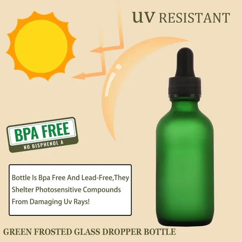 Vista 184 de NOOEEISS 4 piezas, botella con cuentagotas de 1 oz, botella de vidrio ámbar con cuentagotas, botellas de tintura con cuentagotas, acabado elegante