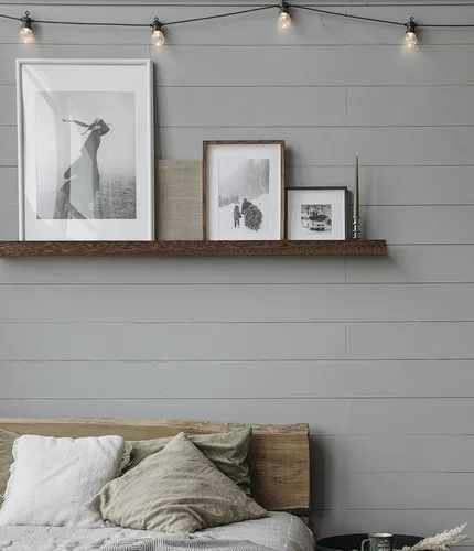 Vista 4 de Floating Shelves,Wall Mounted Shelf Set of 2,24 Inch Wood Storage Shelf,Wall Shelves for Room Decor,Bathroom,Bedroom,Kitchen and Book Shelves (Brown)