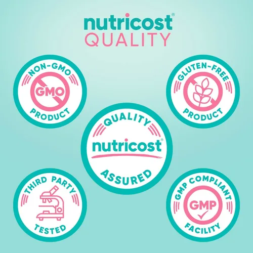 Vista 5 de Nutricost Probiótico para mujer, 60 mil millones de CFU, 60 cápsulas, complejo con fibra de acacia, Uva Ursi y extracto de arándano, sin OMG ni