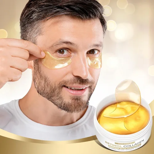 Vista 6 de VELAMO ADVANCED Parches para debajo de los ojos: Máscara debajo de los ojos de oro de 24 quilates para hinchazón - Parches de retinol Patchology
