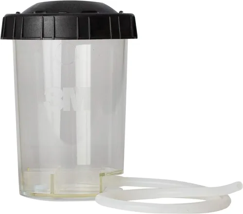 3M PPS 2.0 H/O - Vaso de presión con manguera de aire, 26121, Midi, 13.5 onzas, uso con pistola de pulverización 3M Accuspray HGP para pinturas de