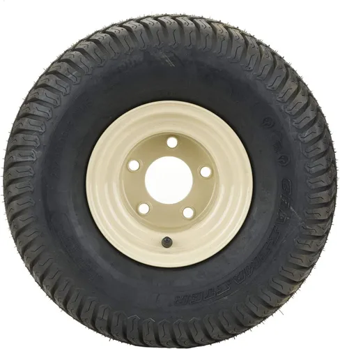 Vista 3 de Grasshopper Neumático de césped de 20 x 10-8 con rueda, proporciona un excelente rendimiento general en áreas de corte niveladas, ideal para césped