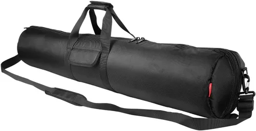 Vista 9 de HEMMOTOP Bolsa para trípode, 25.6 x 7 pulgadas, estuche de transporte para trípode resistente con dos bolsillos con cremallera, bolsa para soporte