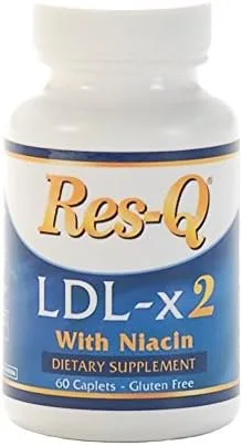 Res-Q LeveLDL (anteriormente LDL-x2 con niacina) Soporte para el colesterol