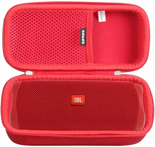 Vista 8 de Adada Estuche rígido de viaje para JBL FLIP 5/6/7 Altavoz Bluetooth portátil impermeable (negro)