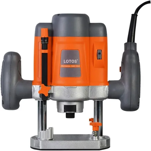 Lotos ER001 Electric Plunge Wood Router with Edge, 110/120V